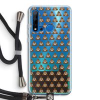 Poop emoji: Huawei P20 Lite (2019) Transparant Hoesje met koord