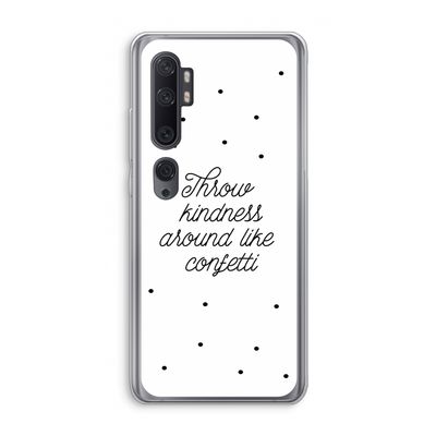 Confetti: Xiaomi Mi Note 10 Pro Transparant Hoesje