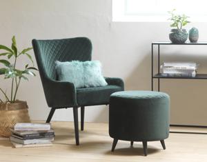 Fauteuil Ottowa Groen Velvet - Giga Living