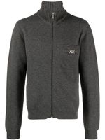 Versace cardigan zippé Medusa Biggie - Gris