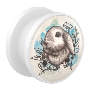 Tunnel met Rabbit Design Acryl Tunnels & Plugs