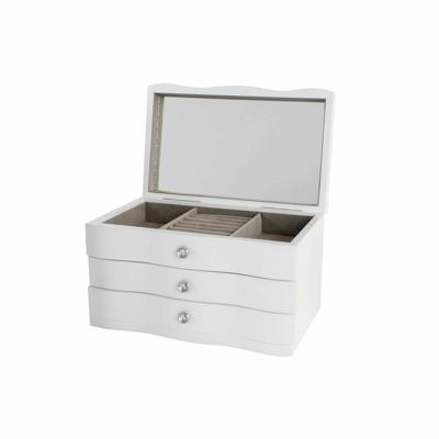 Juwelenkistje DKD Home Decor 27 x 18 x 16 cm Wit Hout MDF
