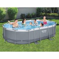 Bestway Power Steel Zwembadset ovaal 488x305x107 cm Bestway Power Steel Zwembadset ovaal 488x305x107 cm