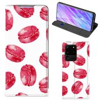 Samsung Galaxy S20 Ultra | Flip Style Cover | Pink Macarons