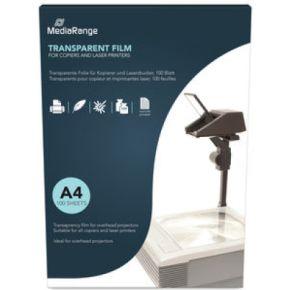 MediaRange MRINK160 afdrukfilm Laser A4 (210×297 mm) Transparant 100 vel