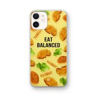 Eat Balanced: iPhone 12 mini Transparant Hoesje