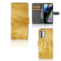 Motorola Moto G52 | Moto G82 Book Style Case Licht Hout