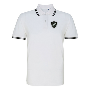 Rugby Vintage - Nieuw Zeeland Polo - Wit/ Zwart