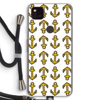 Musketon Anchor: Pixel 4a 5G Transparant Hoesje met koord