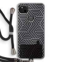 Magic pattern: Pixel 4a Transparant Hoesje met koord