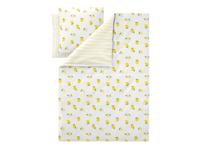 LIVARNO Satijnen dekbedovertrek 240 x 220 cm (Citroenen)