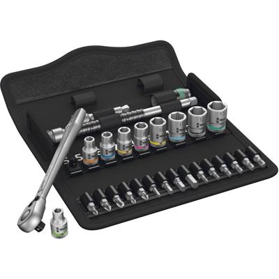 Wera Zyklop Metal 8100 SA 8 1173672 Dopsleutelset Metrisch 1/4 (6.3 mm) 28-delig