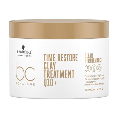Schwarzkopf BonaCure Clean Performance Time Restore Clay Treatment Q10+ 500ml