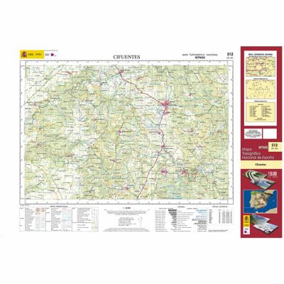 Topografische kaart 512 MT50 Cifuentes | CNIG - Instituto Geográfico Nacional1