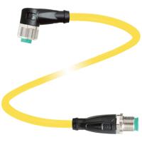 Pepperl+Fuchs 456591 Sensor/actuator connector, geassembleerd Aantal polen (sensoren): 4, 4 1 m 1 stuk(s)