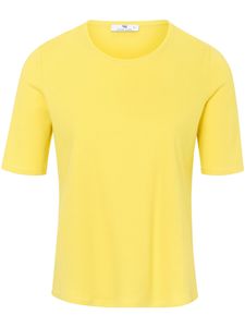 Shirt 100% Pima Cotton ronde hals Van Peter Hahn geel