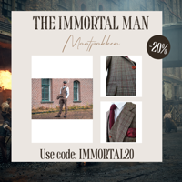 Maatpak Voor Heren | 3-delig Pak | Bruin/beige Prince Of Wales | Arthur Shelby | Peaky Blinders | Peaky Blinders