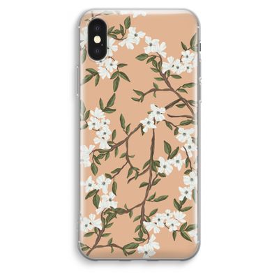 Blossoming spring: iPhone XS Max Transparant Hoesje