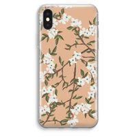 Blossoming spring: iPhone XS Max Transparant Hoesje