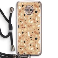Terrazzo N°17: Motorola Moto G6 Transparant Hoesje met koord