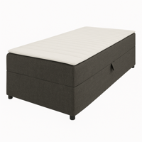 OP=OP Opberg Box Rechts 100 x 200 Taupe - incl. Pocketveringmatras