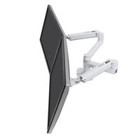 Ergotron LX Dual Arm Side by Side Desk Mount Monitor-tafelbeugel 2-voudig 38,1 cm (15) - 68,6 cm (27) Wit In hoogte verstelbaar, Draaibaar, Kantelbaar, - thumbnail