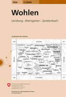 Wandelkaart - Topografische kaart 1090 Wohlen | Swisstopo - thumbnail