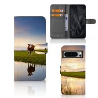 Google Pixel 8 Pro | Telefoonhoesje | Met pasjeshouder | Koe