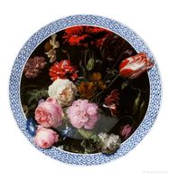 HEINEN - Wandborden - Stilleven met bloemen 31,5cm - thumbnail