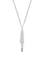 AMBUSH collier à pendentif capuchon - Argent
