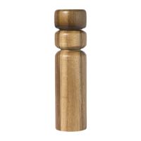 Peper- of zoutmolen - bruin - ø6x2 cm