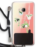 Hang In There: HTC U Play Transparant Hoesje met koord