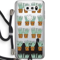 Sansevieria: LG V30 Transparant Hoesje met koord