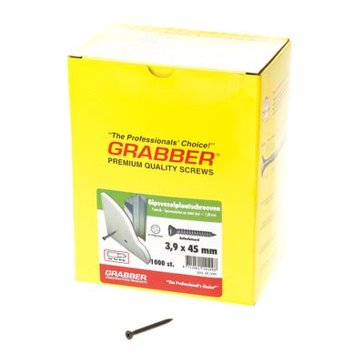 Grabber gipsvezelplaatschr 3.9x45 gefosf