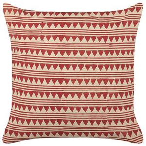 Beliani - DEGLUPTA - Sierkussen - Rood - 45 x 45 cm - Katoen