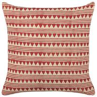 Beliani - DEGLUPTA - Sierkussen - Rood - 45 x 45 cm - Katoen