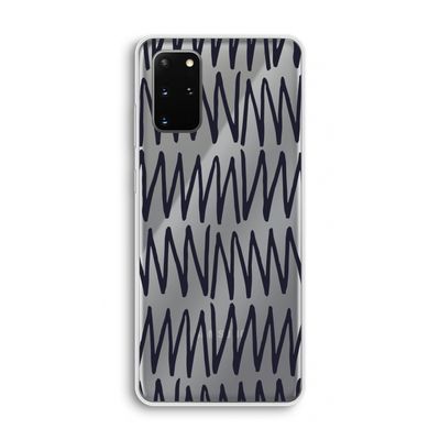 Marrakech Zigzag: Samsung Galaxy S20 Plus Transparant Hoesje