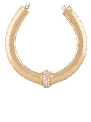 Christian Dior Pre-Owned collier à ornements en cristal pre-owned (années 1980)