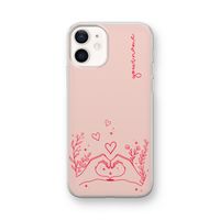 Love is in the air: iPhone 12 mini Transparant Hoesje