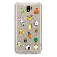 Happy bento friends: Samsung Galaxy J7 (2017) Transparant Hoesje