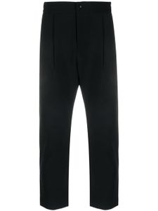 Attachment pantalon droit à plis - Noir