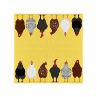 Esschert Design servetten kippen 33x33cm