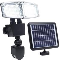 LUMI JARDIN - Douglas - Zonneschijnwerper - H23cm - met LED - met bewegingsmelder - Wit