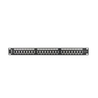 Patchpanel 24 UTP-Poorten Categorie 6 Lanberg PPS6-1024-B