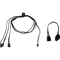 Alphacool Digital RGB LED Y-kabel 3-weg met JST male connector