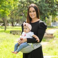 Verstelbare draagriem voor baby's met zakken Seccaby InnovaGoods