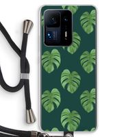 Monstera leaves: Xiaomi Mi Mix 4 Transparant Hoesje met koord