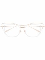 Dita Eyewear lunettes de vue Armoly à monture papillon - Or