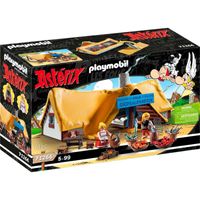 Asterix - de hut van Kostunrix Constructiespeelgoed - thumbnail