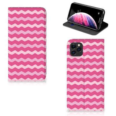 Apple iPhone 11 Pro Max | Hoesje met Magneet | Waves Pink
